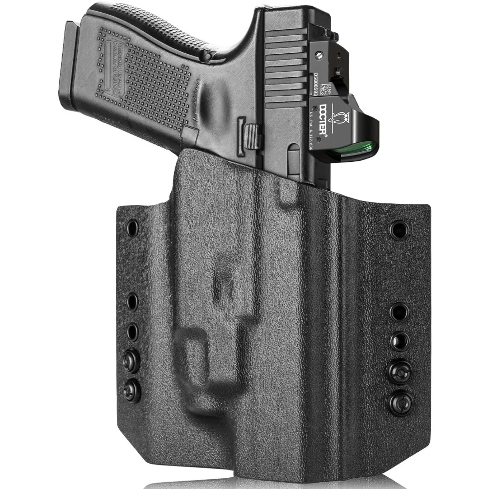 Para Glock 17,G19,G44,G45,GEN 1-5,G23,G32,Gen 3-4, con TLR-7/TLR-7A,OWB Kydex, solo una funda, transporte de cintura exterior, mano derecha - imagen 2