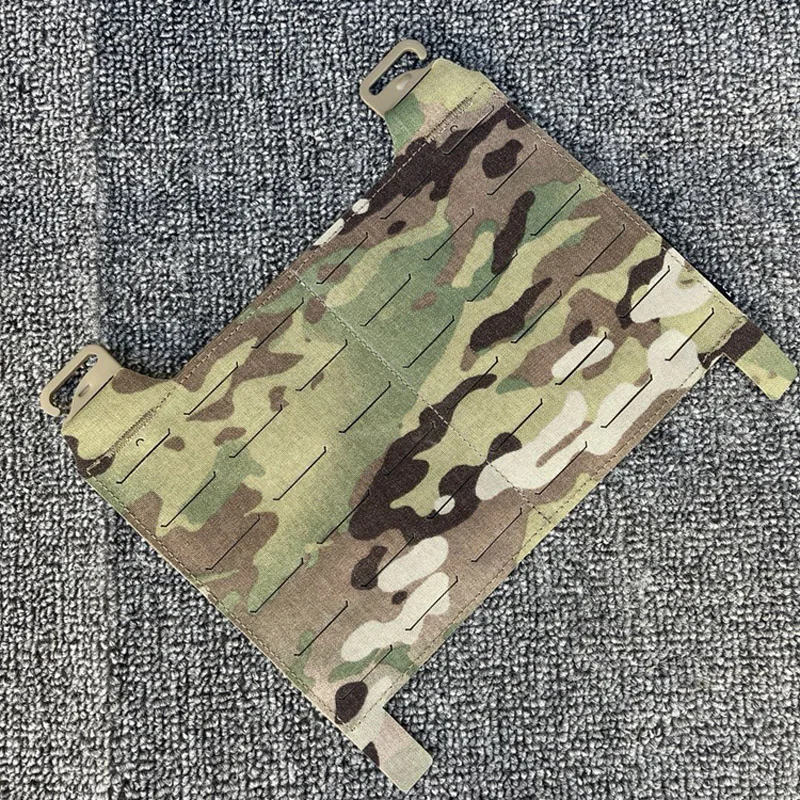 Chaleco de caza táctico portátil de alta capacidad, Panel de bolsa para artículos diversos con solapa frontal Molle