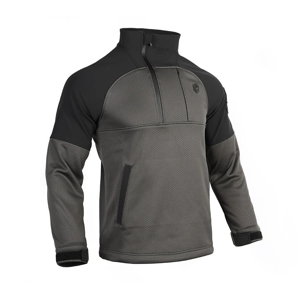 Emersongear-Sudadera con capucha BlueLabel para hombre y mujer, suéter funcional de rinoceronte táctico, chaqueta cortavientos transpirable, abrigo cálido para deportes al aire libre SM - imagen 4