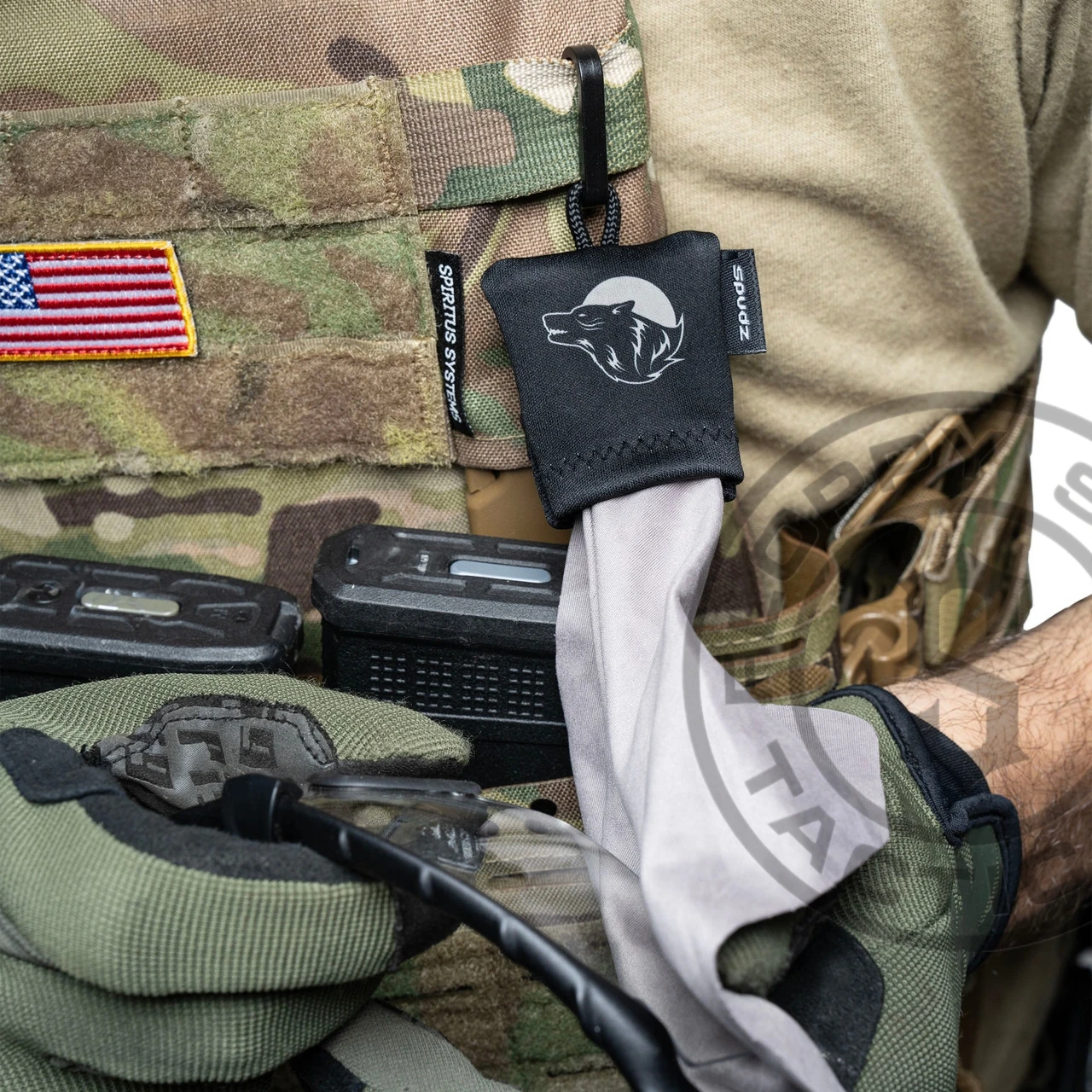 Paquete de cintura táctica Paño de microfibra para lentes S&S - Paño de microfibra para limpieza de lentes - imagen 2