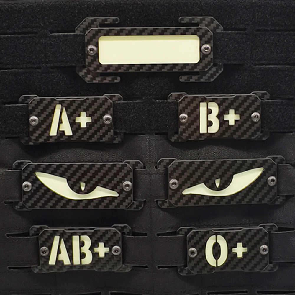 Marcador de luz táctico que brilla en la oscuridad, parche Molle, marcador luminoso, señal de seguridad, Panel luminoso para mochila, chaleco, portador de placa - imagen 2