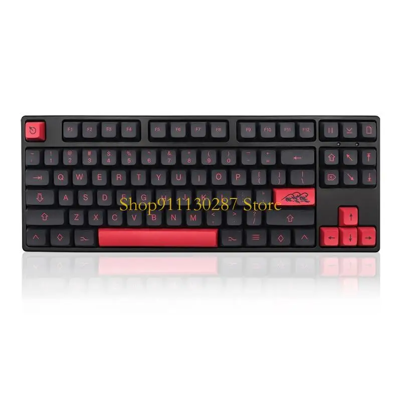 J1HC Mizu 132 Keys KeyCap PBT XDA Perfil 5 lados Capas teclado Mecánico Dye - imagen 4