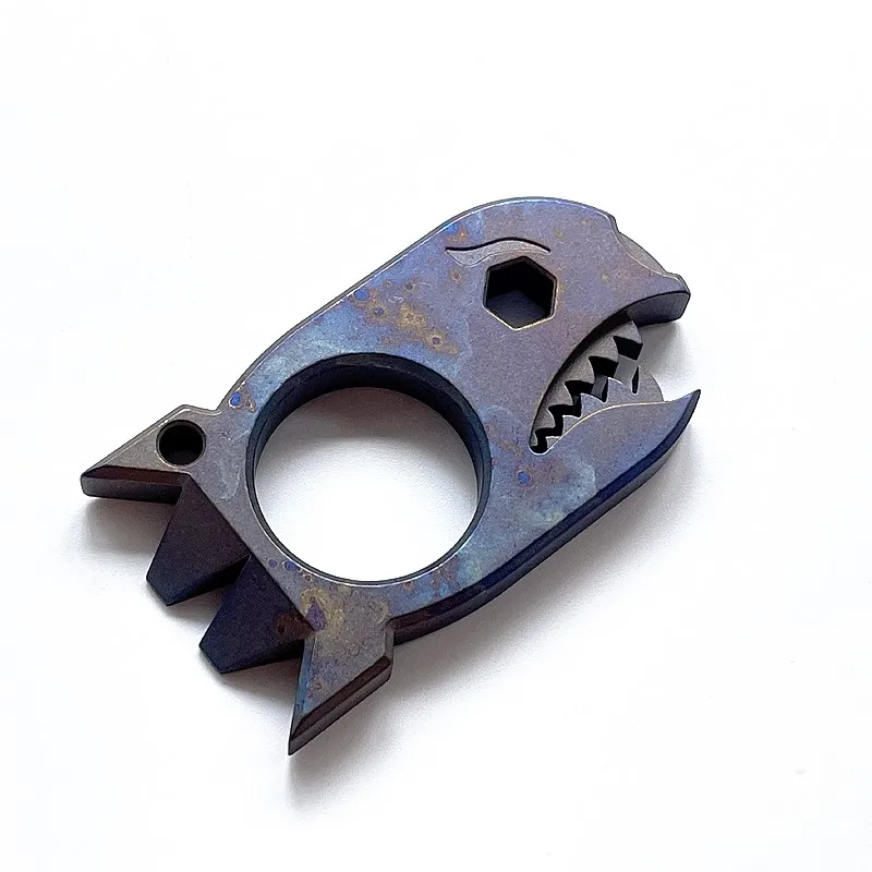 Barra de palanca de abridor de botellas para hombres y mujeres, herramienta portátil multifuncional EDC de titanio para exteriores - imagen 2