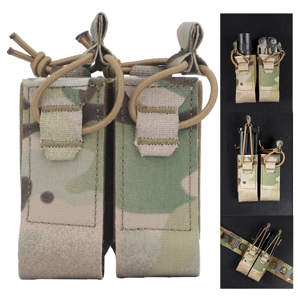 Bolsa de pistola táctica para disparar, bolsa de revista dual DPMP, bolsa magnética, caza, deportes, juego de tiro, clip magnético para arma de fuego - imagen 2