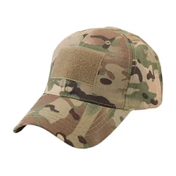 Gorra de béisbol de camuflaje táctico, gorras deportivas ajustables con Cierre trasero, gorra de camuflaje para exteriores, sombrero de caza de camuflaje para hombres y adultos