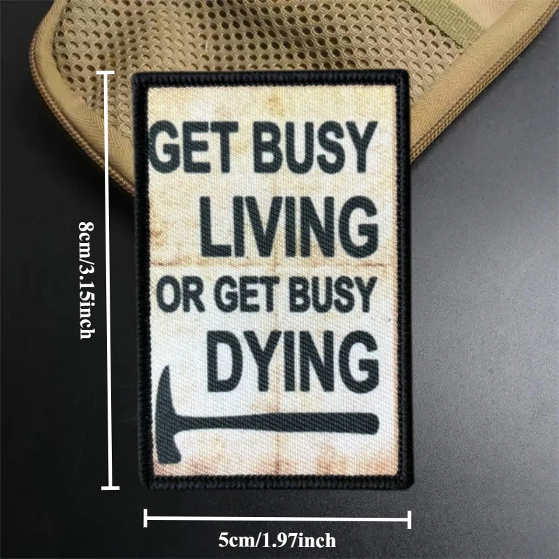 Parche de impresión militar táctico para ropa, insignias de moral, parches de gancho, mochila, pegatinas del ejército, brazalete - imagen 2