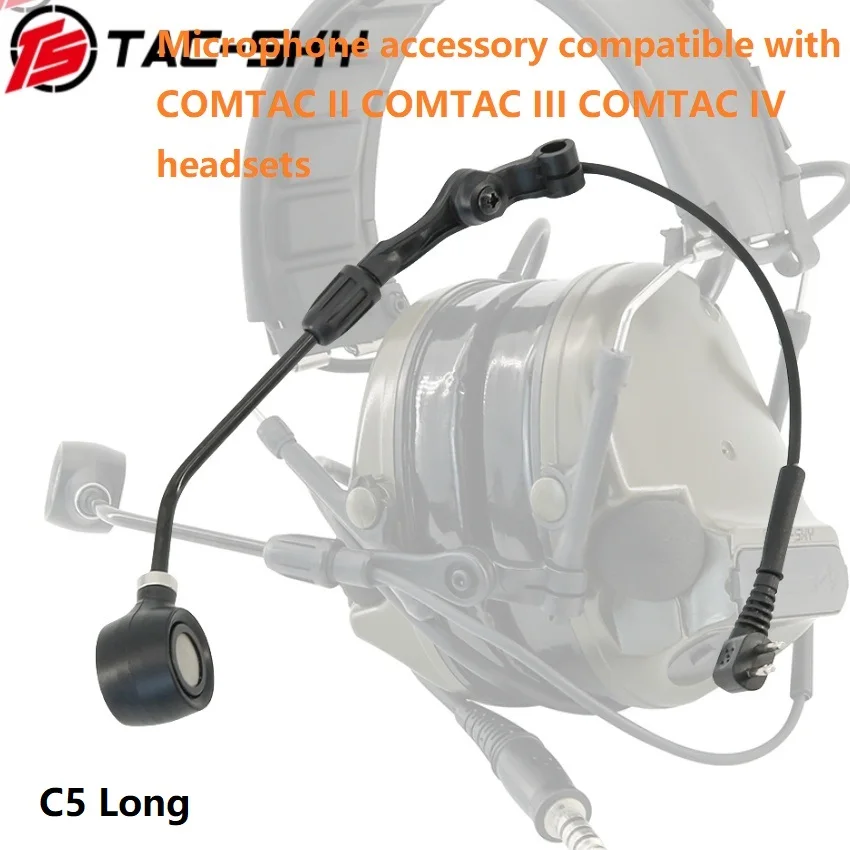 Adaptador de micrófono TAC-SKY para auriculares tácticos