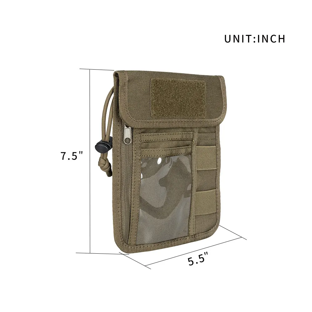 Excelente funda táctica ELITE SPANKER para tarjeta de identificación, parche para el cuello, cordón para tarjeta de crédito, bolsa de almacenamiento, cordón para el cuello, portatarjetas práctico - imagen 2