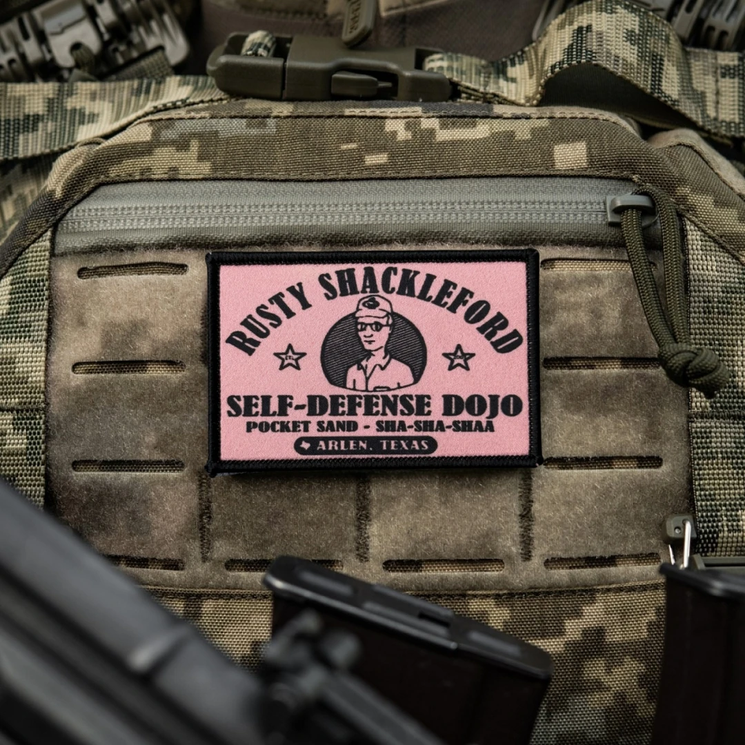 Parche táctico Rusty Shackleford Morale, brazalete militar personalizado, parches de gancho y bucle impresos para ropa, pegatina para mochila