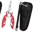 Red colored pliers