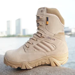 Botas tácticas impermeables para hombre - cuero vaca auténtico