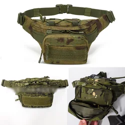 Riñonera táctica MOLLE Multifunción Camuflaje Verde – Resistente Agua para Outdoor