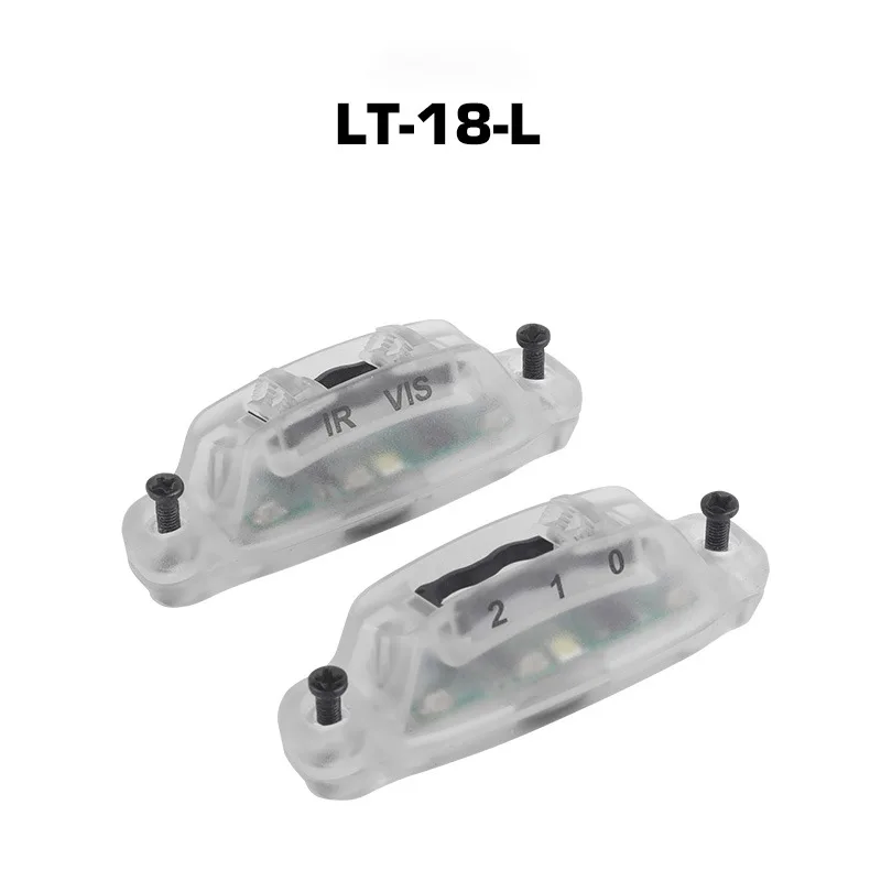 Lámpara de señal de Flash de riel de arco Modular táctico, luz de señal Ir/blanca, accesorios para casco de riel de arco Modular, equipo de entrenamiento Airsoft - imagen 5