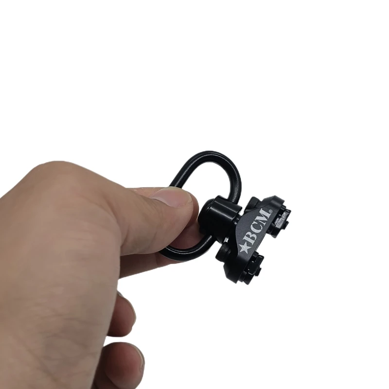 Adaptador giratorio de eslinga BCM QD de alta calidad, montaje de riel, correa de M-LOK, hebilla de bucle, botón de liberación rápida de acero deslizante - imagen 5