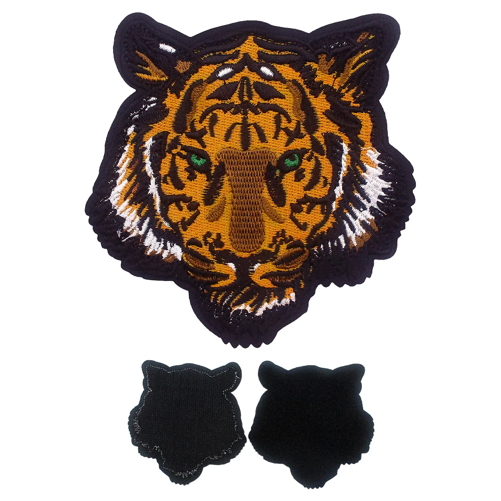 Parche táctico bordado Death Stare Tiger Panther, insignia con emblema trasero con gancho y bucle para chaleco táctico, casco, engranajes - imagen 3