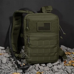 KRYDEX-Paquete MOLLE portador de hidratación táctico de 50 oz, bolsa para vejiga de agua de 1,5 l, mochila de caza, accesorios para chaleco al aire libre