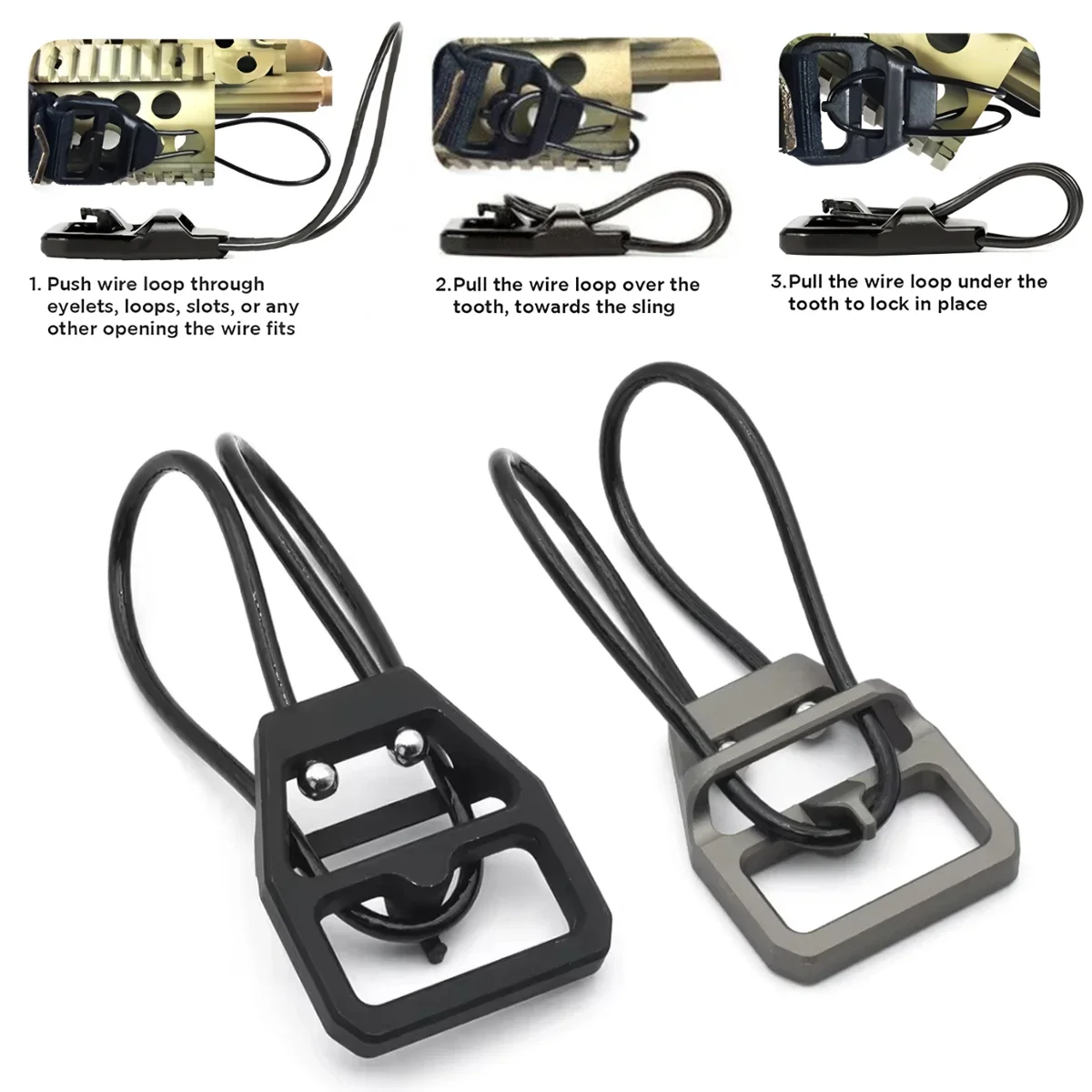 Cinturón táctico BFL, eslingas alimentadas, bucle de alambre, adaptador de conexión para arma, hebilla de liberación rápida, accesorios para Rifle de 1,25 y 1,0 pulgadas - imagen 4