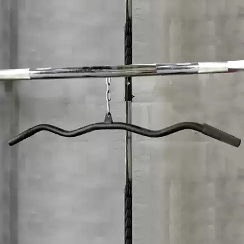 Accesorios para máquina de Cable de polea para gimnasio, mango de barra en T para bíceps y tríceps, accesorio para máquina de remo extraíble para el hogar - imagen 3