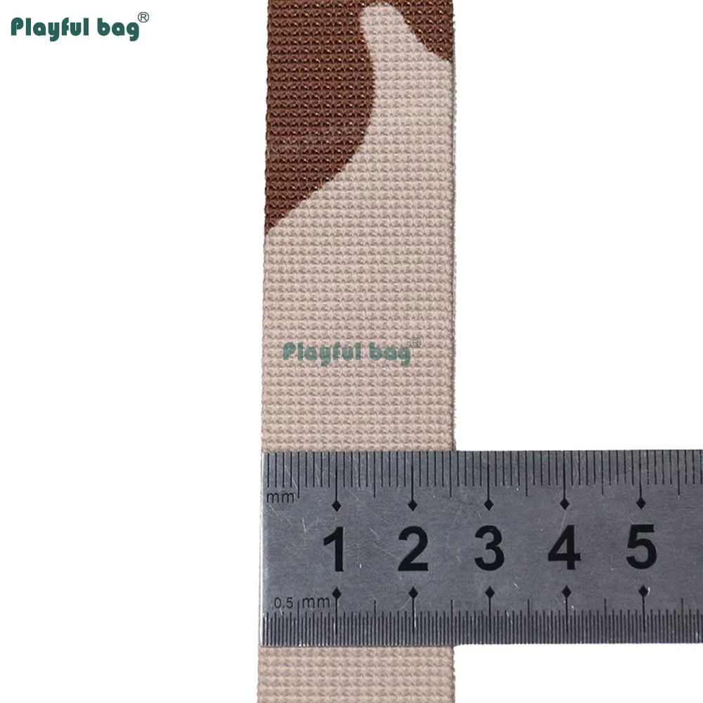 Correa táctica poliéster camuflaje desértico tricolor doble cara - imagen 4