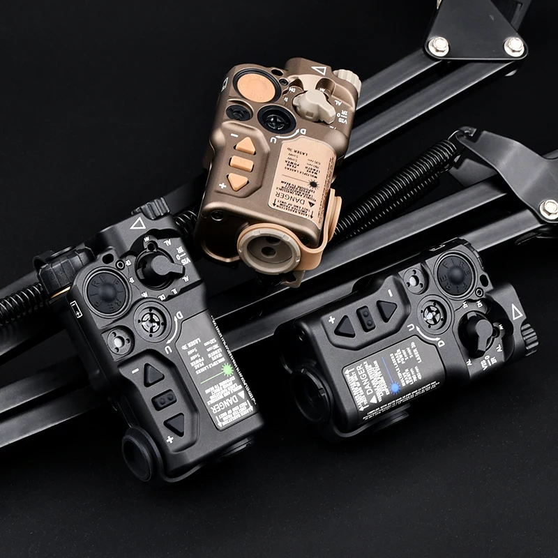 WADSN-linterna táctica de Metal CNC OGL RAID-X, punto rojo, verde, azul, indicador láser, LED estroboscópico, infrarrojo, para arma de caza - imagen 3