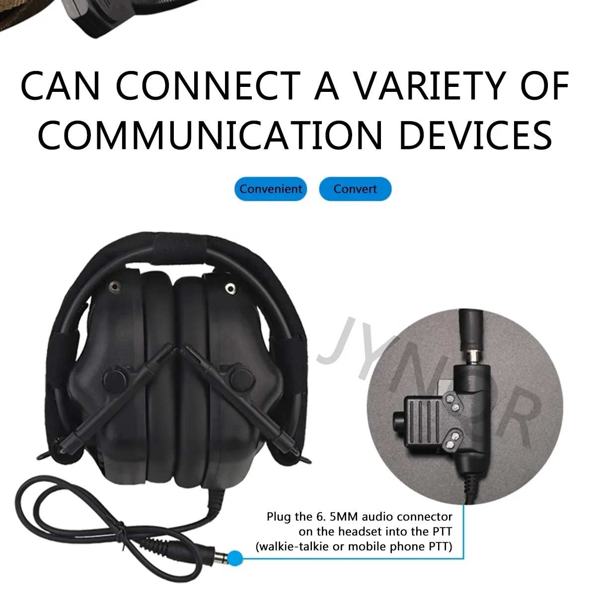 Auriculares de tiro táctico para casco rápido OPS Wendy M-LOK auriculares de arco (montados en la cabeza y montados en casco) orejeras de caza al aire libre - imagen 3