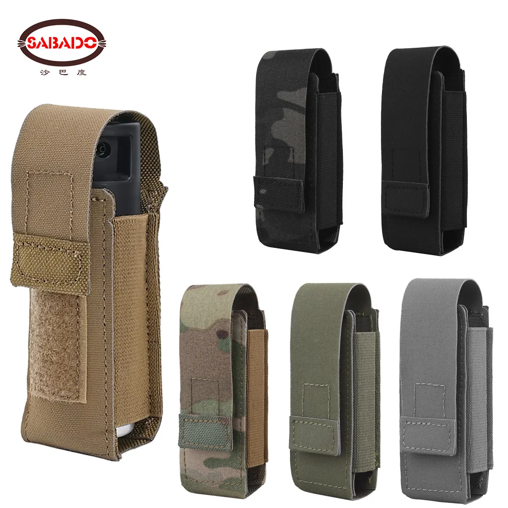 Bolsa táctica Molle OC para pulverización de pimienta, accesorio elástico para herramientas de utilidad, 9mm, para pistola MAG, linterna, chaleco de caza, cinturón