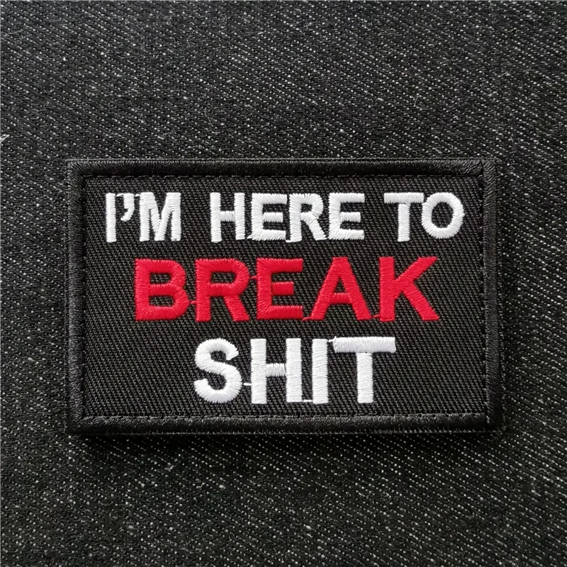 Parches bordados en blanco y negro para ropa, suministros de costura, pegatinas decorativas, insignias de gancho DIY para ropa - imagen 5