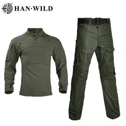 Uniforme táctico camuflaje de combate – Camisa y pantalón elástico