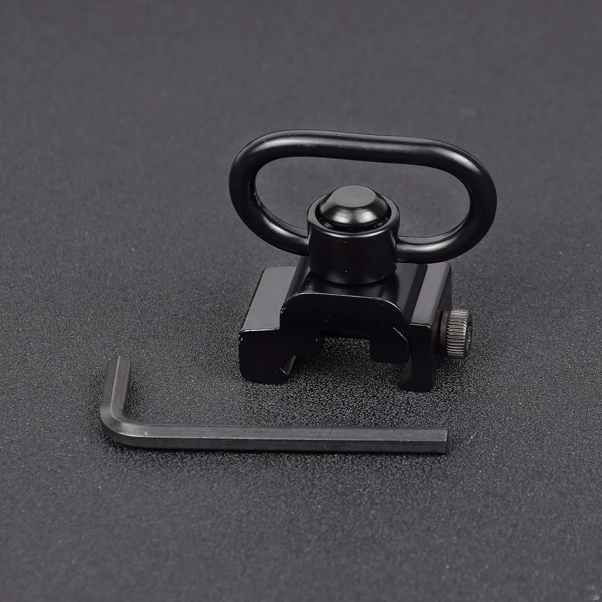 Anillo de montaje de alcance giratorio táctico RSA GBB QD, accesorios de pistola de Rifle Airsoft de caza AR15, compatible con riel Pictinny Mlok QD adaptador - imagen 4