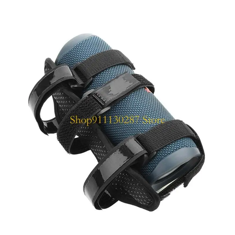 J1HC Soporte altavoz práctico y duradero para riel manillar adapta a varios tamaños barandilla