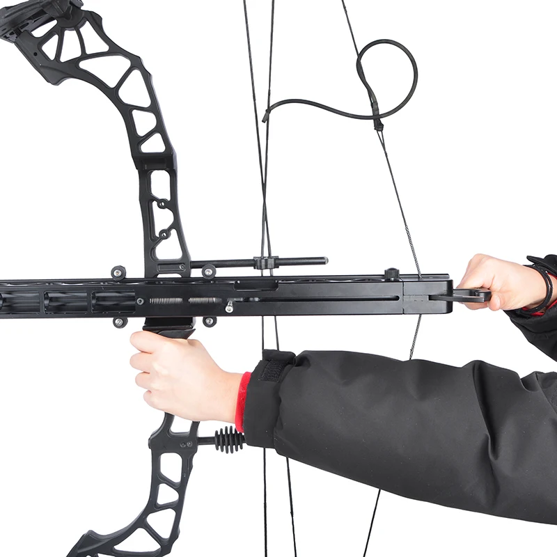 Lanzamiento de bolas de acero para tiro, bola de 15mm, lanzador de conmutación simple/doble, pista de 10 ráfagas para tiro con arco compuesto, caza al objetivo - imagen 2