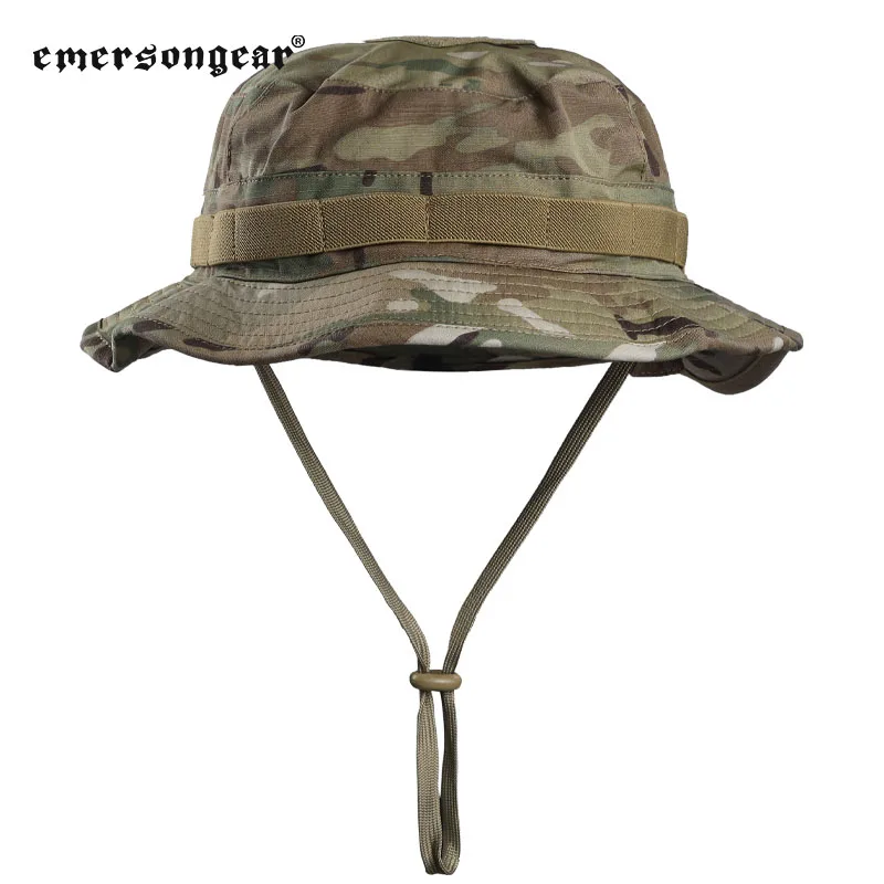 Nuevo sombrero táctico Benny, sombrero de ala redonda, resistente al desgaste, sombra de pesca para senderismo, protector solar transpirable, sombrero de pesca de ala corta - imagen 5