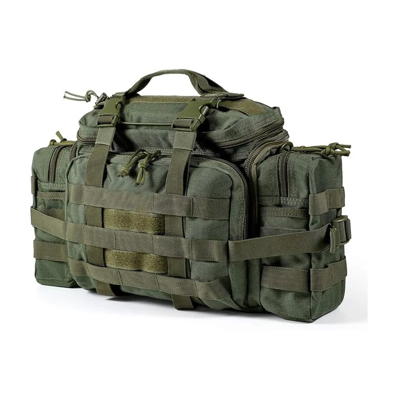 Riñonera táctica impermeable de nailon para acampar, senderismo, caza, pesca, funda para pistola, bolsa de combate Airsoft, bolsas para señuelos