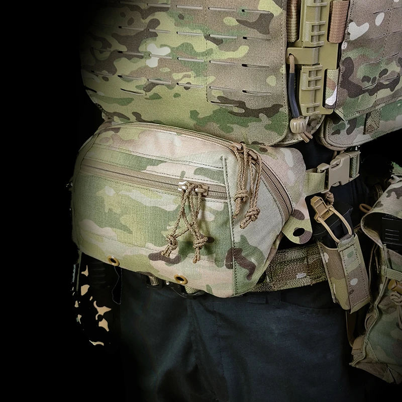 Riñonera táctica estilo SS: bolsa EDC ajustable BACK grande para almacenamiento de equipo táctico - imagen 3