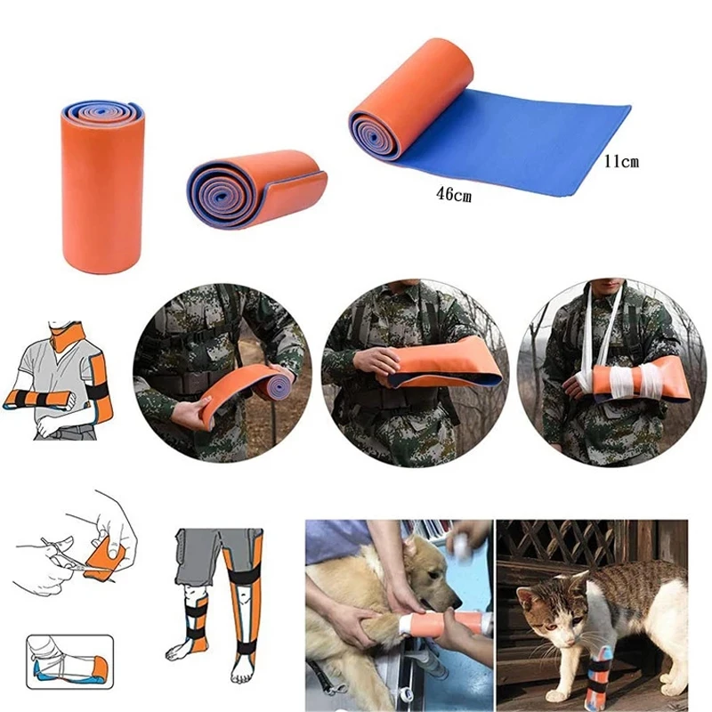 Kits de primeros auxilios tácticos para acampar al aire libre, bolsa Edc militar de supervivencia médica de emergencia, férula de tijera de vendaje israelí - imagen 5