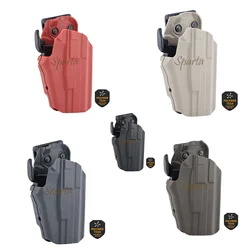 Funda táctica pistola polímero extracción rápida cierre seguridad