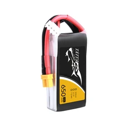 TATTU batería LiPo 3S 11,1V 650mAh 75C para dron FPV XT60