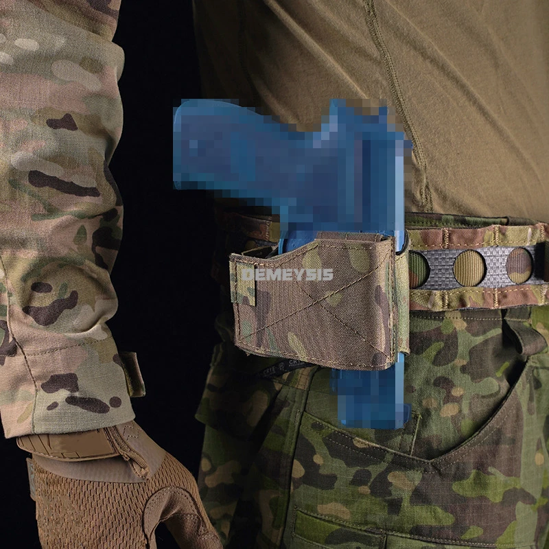 Pistolera táctica MOLLE, pistolera de tiro rápido para Glock, chaleco de caza militar al aire libre, cinturón de transporte - imagen 2