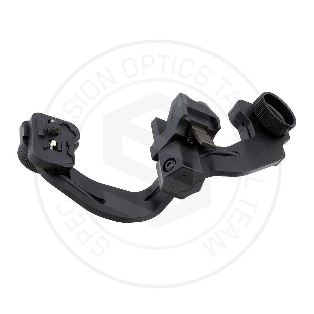 SPECPRECISION Metal PVS14 NVG adaptador de montaje en cabeza doble soporte táctico NVG para dos monoculares PVS14 individuales - imagen 3