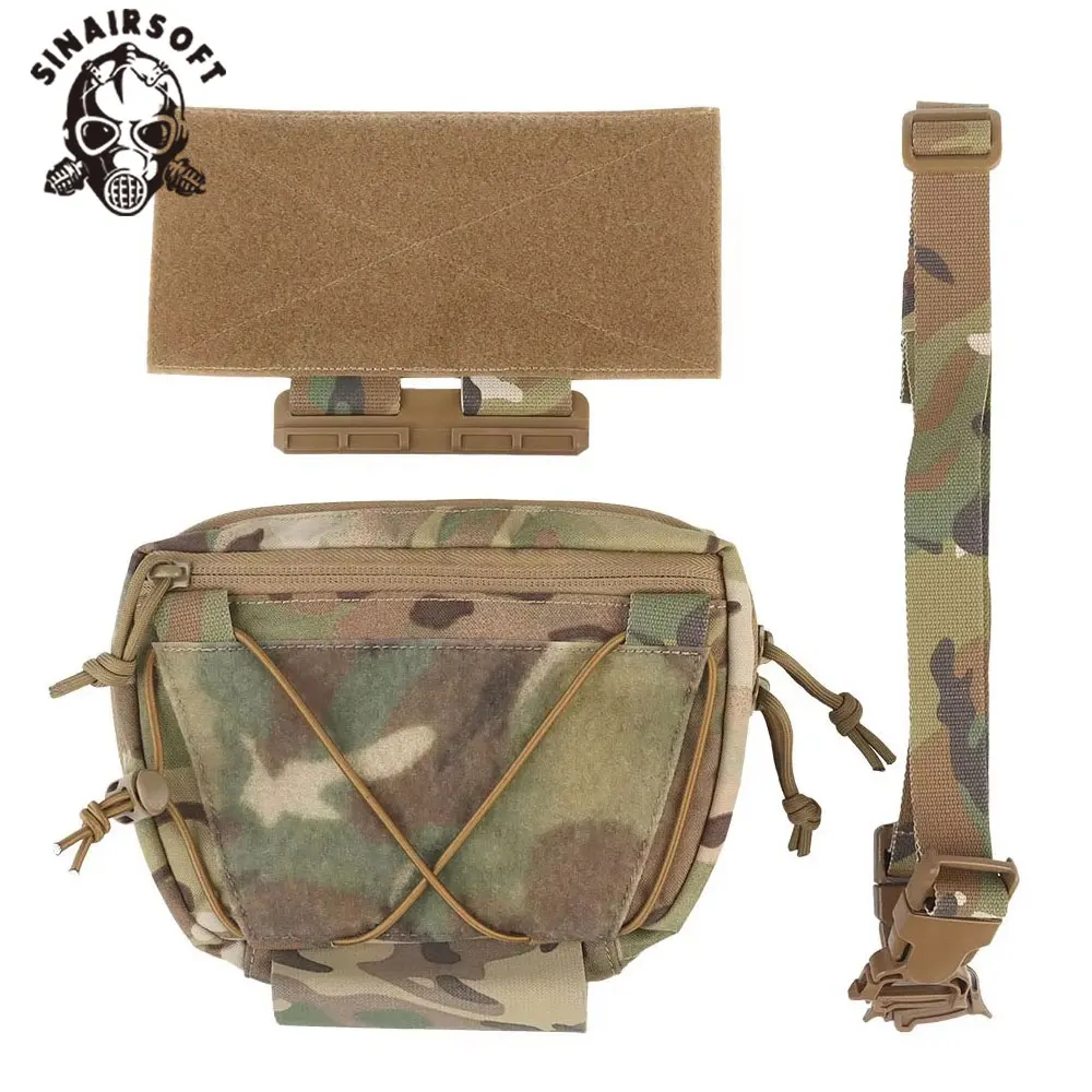 Bolsa táctica Raid Drop V2, riñonera con tubo de despliegue rápido, Panel de bucle MOLLE extraíble, chaleco de caza, equipo de supervivencia, bolsa EDC - imagen 4