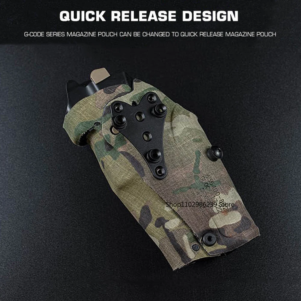 Adaptador de funda de pistola de montaje G-Code RTI DUTY para plataforma de pierna caída, Base de cinturón táctico MOLLE para tiro, caza, Airsoft - imagen 4