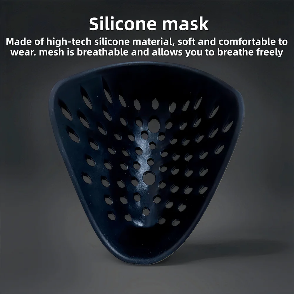 Soporte de media palma 3D, máscara de silicona, pasamontañas de araña para Cosplay de Halloween, carcasa facial de silicona, protección para caza y Paintball - imagen 3