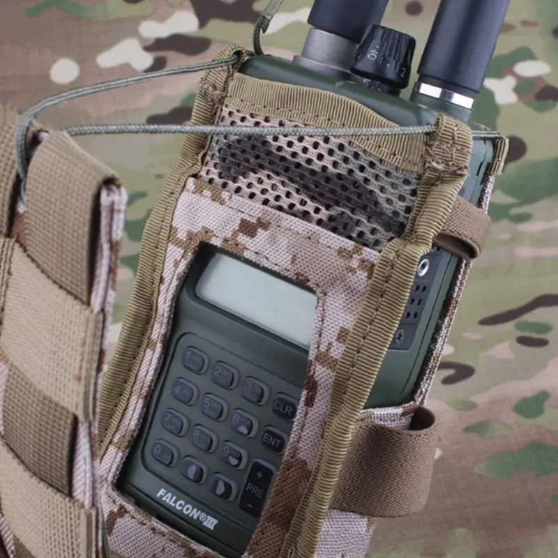 Emersongear 152 bolsa de Radio walkie-talkie bolsa de protección caza Airsoft combate al aire libre senderismo deportes tiro Nylon - imagen 5