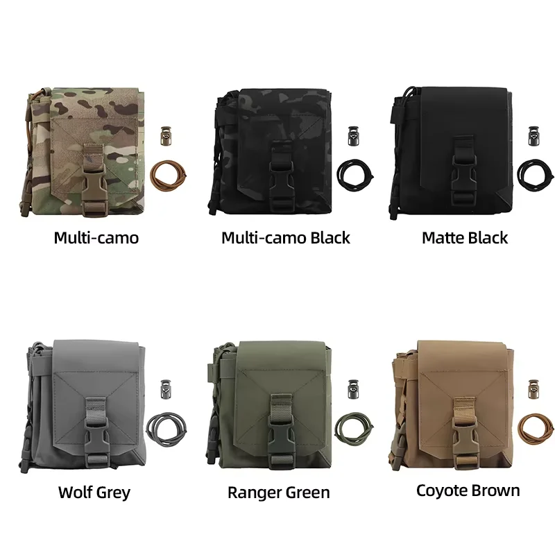 Bolsa táctica estilo SS Mutant, bolsa multifunción para artículos diversos, bolsa Flashbang, accesorios de Radio grandes, subbolsa BP-105 - imagen 5