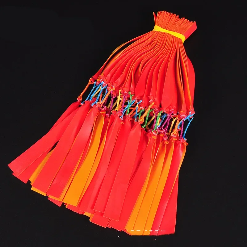 Banda de goma plana para disparar peces con tirachinas, dardos, caza al aire libre, elasticidad, varios colores - imagen 5