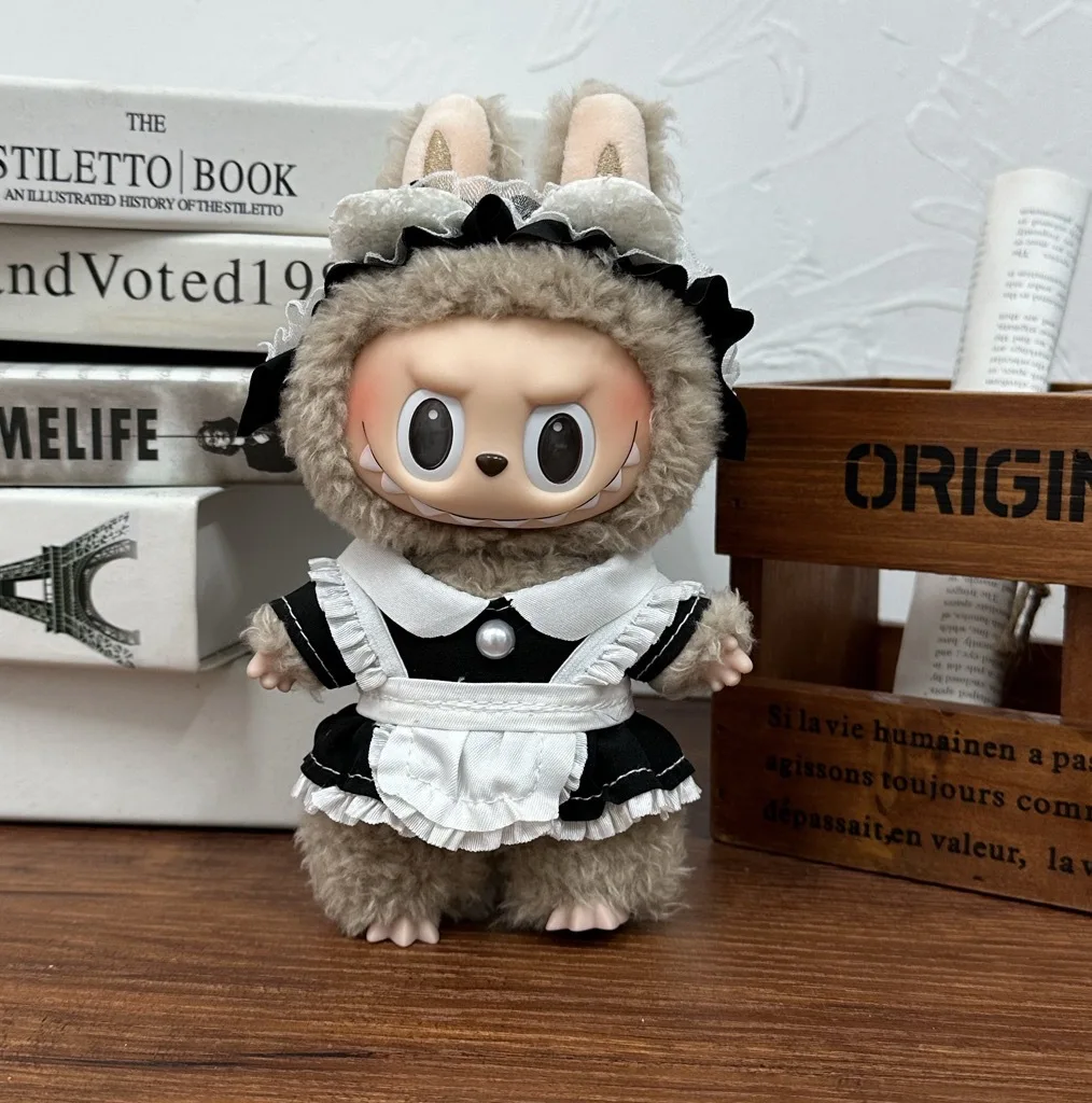 Ropa bonita para muñeca, accesorios para traje para Labubu V2 V1, conjunto de vestido de fiesta, trajes de pequeño diablo, regalos - imagen 3