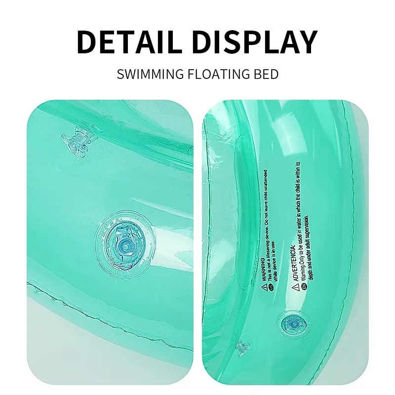 Hamaca reclinable de agua, colchón flotante inflable, anillo de natación en el mar, juguete de fiesta en la piscina, cama de salón, verano, nuevo - imagen 4