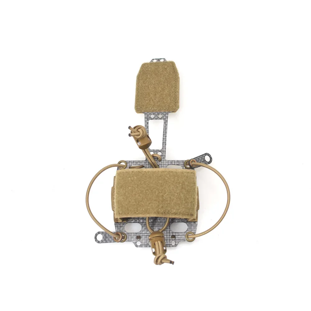 Funda para batería con marco de casco táctico, bolsa para batería en forma de T, bolsa adjunta para pasta de casco, bolsa de almacenamiento de batería - imagen 3