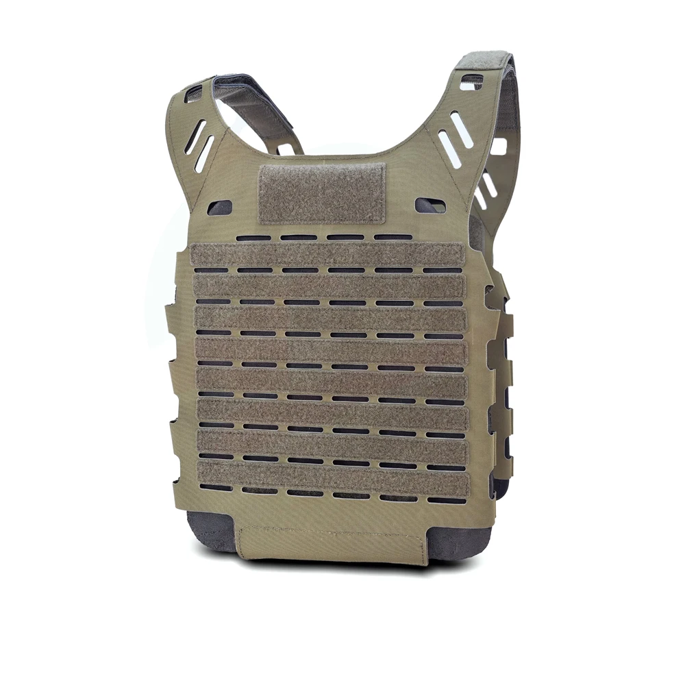 Cuerpo de chaleco táctico con paneles delanteros y traseros cortados con láser, tela 500D con placa EVA - imagen 3