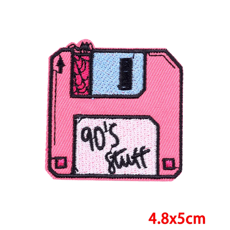 Chaquetas sombreros bordado DIY personalidad parche con letras parche de dibujos animados hierro en parches para ropa parches termoadhesivos insignia para coser - imagen 5